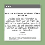 Article 6 du code de procédure pénale malgache